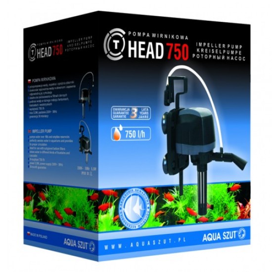 Aqua szut t-head motoros fej 750 l/h