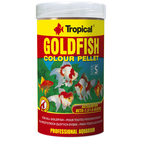 Tropical Goldfish Colour Pellet ( Színfokozó táp aranyhalaknak) 100 ml