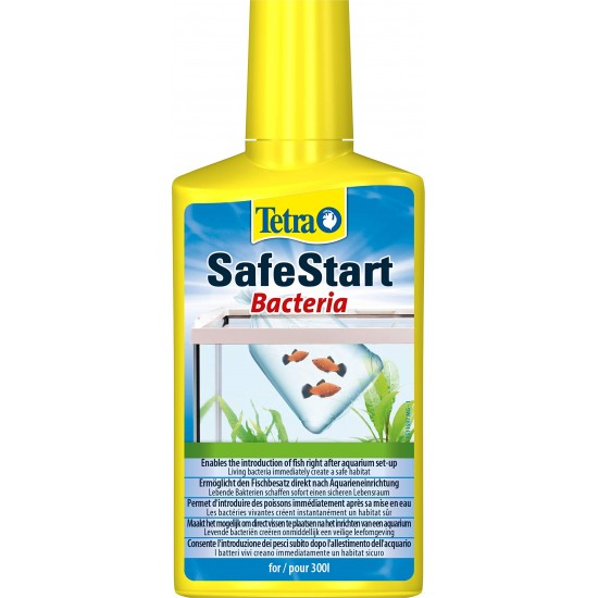 Tetra SafeStart-Live Bacteria vízelőkészítő 250 ml/300 L-hez