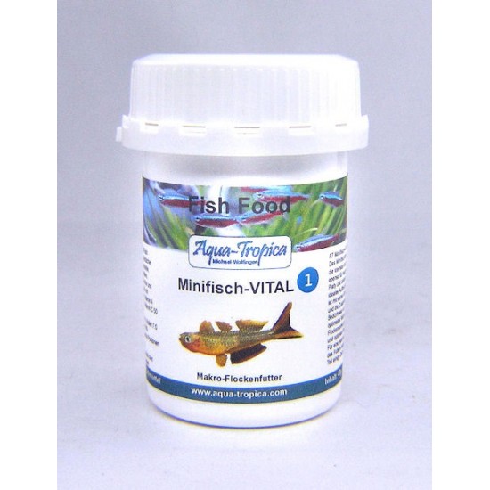 Aqua-Tropica Minifisch- Vital 1 40 g- lemezes díszhal eleség