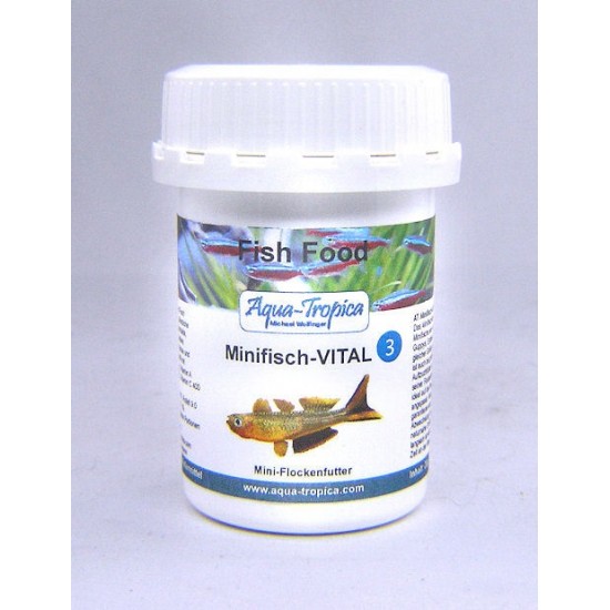 Aqua-Tropica Minifisch- Vital 3 20 g- lemezes díszhal eleség