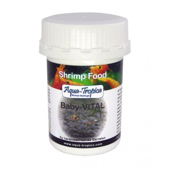 Garnélatáp- Aqua-Tropica Baby- Vital 35 g- speciális újszülött garnéla táp