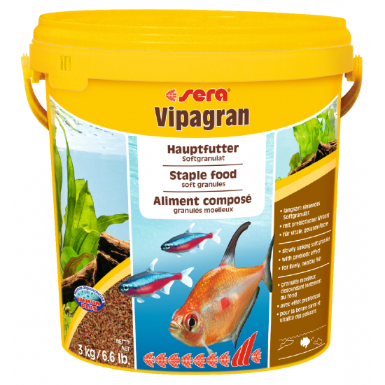 Sera Vipagran Nature 1000ml - szemcsés haltáp