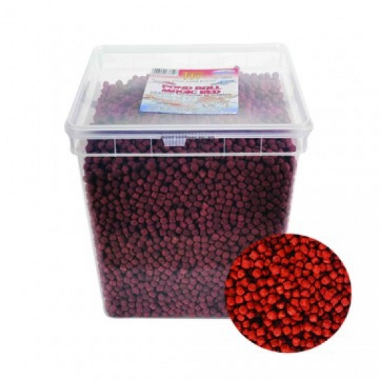Tavi haltáp - Pond ball magic red (6 mm) 5000 ml