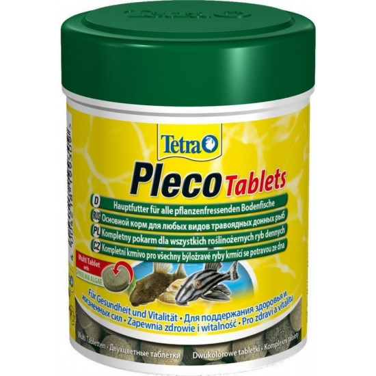 Tetra Pleco tablets 275 tab/85g/150ml- spirulinás tabletta talajlakóknak